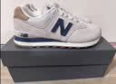 NEW BALANCE NB574官方休闲鞋男鞋女鞋夏季休闲复古舒适透气百搭轻便运动鞋 灰色 ML574LGI 38.5 (脚长24cm建议拍大半码) 实拍图