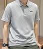 李宁翻领polo衫男士短袖衣服春夏新款夏季速干休闲排汗透气半袖t恤男T 实拍图