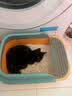 汪野君猫砂盆半封闭顶入猫厕防外溅幼猫成猫猫屎盆猫沙盆带猫砂铲中号 实拍图