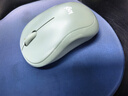 罗技（Logitech）M221 轻音鼠标 无线鼠标 办公鼠标 对称鼠标 带无线微型接收器 薄荷绿 实拍图