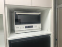 松下（Panasonic）【价保618】万食炉微波炉微蒸烤一体机智能平板式烤箱空气炸锅台嵌两用办公室家用一级能效 【28L | 上烤下蒸 | 48道菜单】DS285 实拍图