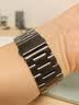 品胜适用华为手表表带Watch6/5/4/Pro/GT7/6/5/Pro/4不锈钢表带三株钢带22mm口径金属表带46mm表盘黑色 实拍图