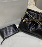 CHARLES&KEITH子母链条大容量流浪包托特包单肩斜挎包女包生日礼物CK2-40671449 【L号】Black黑色 L 实拍图