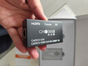 秋叶原（CHOSEAL）HDMI延长器60米 HDMI转RJ45网口转换器 高清网络传输信号放大器 发射器接收器套装 黑 QVC01 实拍图