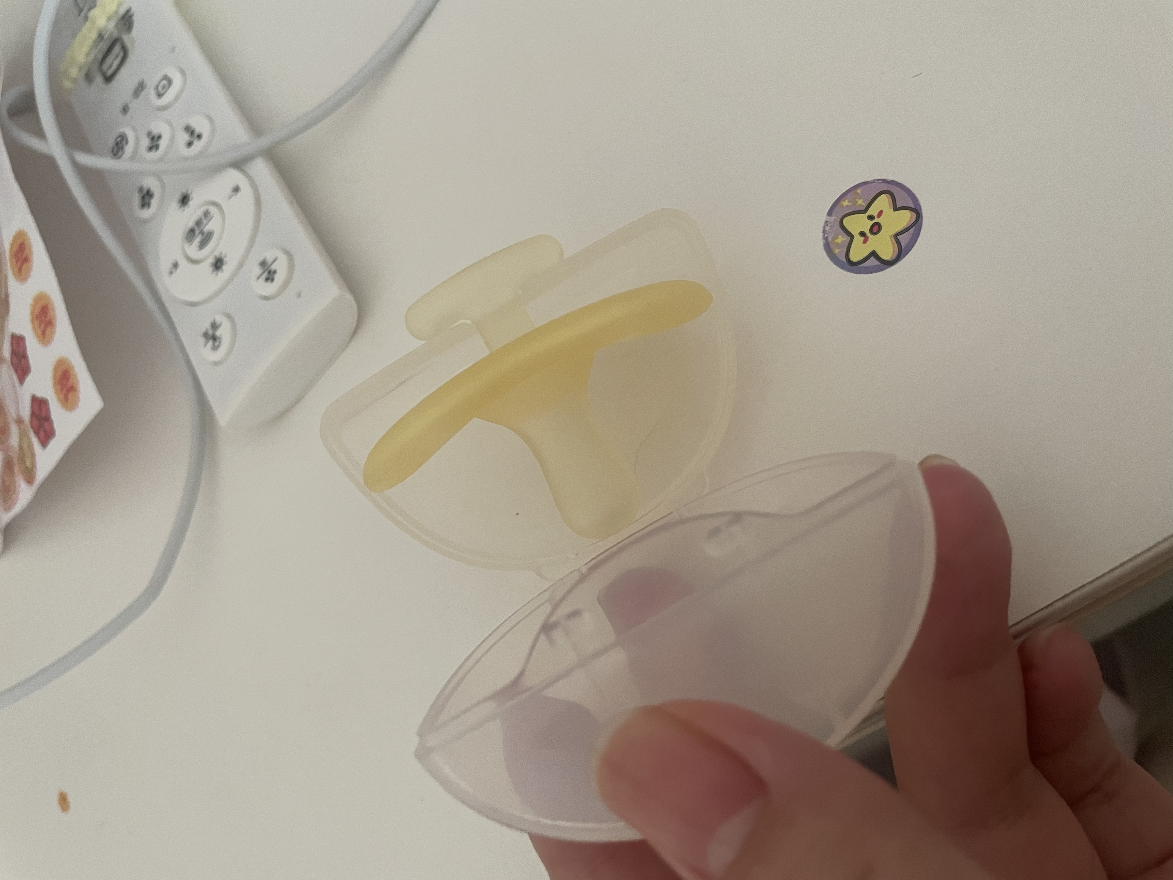 babycare安抚奶嘴 婴儿用品超软硅胶0-3月新生儿安慰奶嘴 甜蜜瓜黄S码 实拍图
