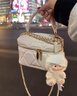 CHARLES&KEITH菱格链条手提斜挎小方包盒子包包女包生日礼物送女友CK2-80782534 实拍图