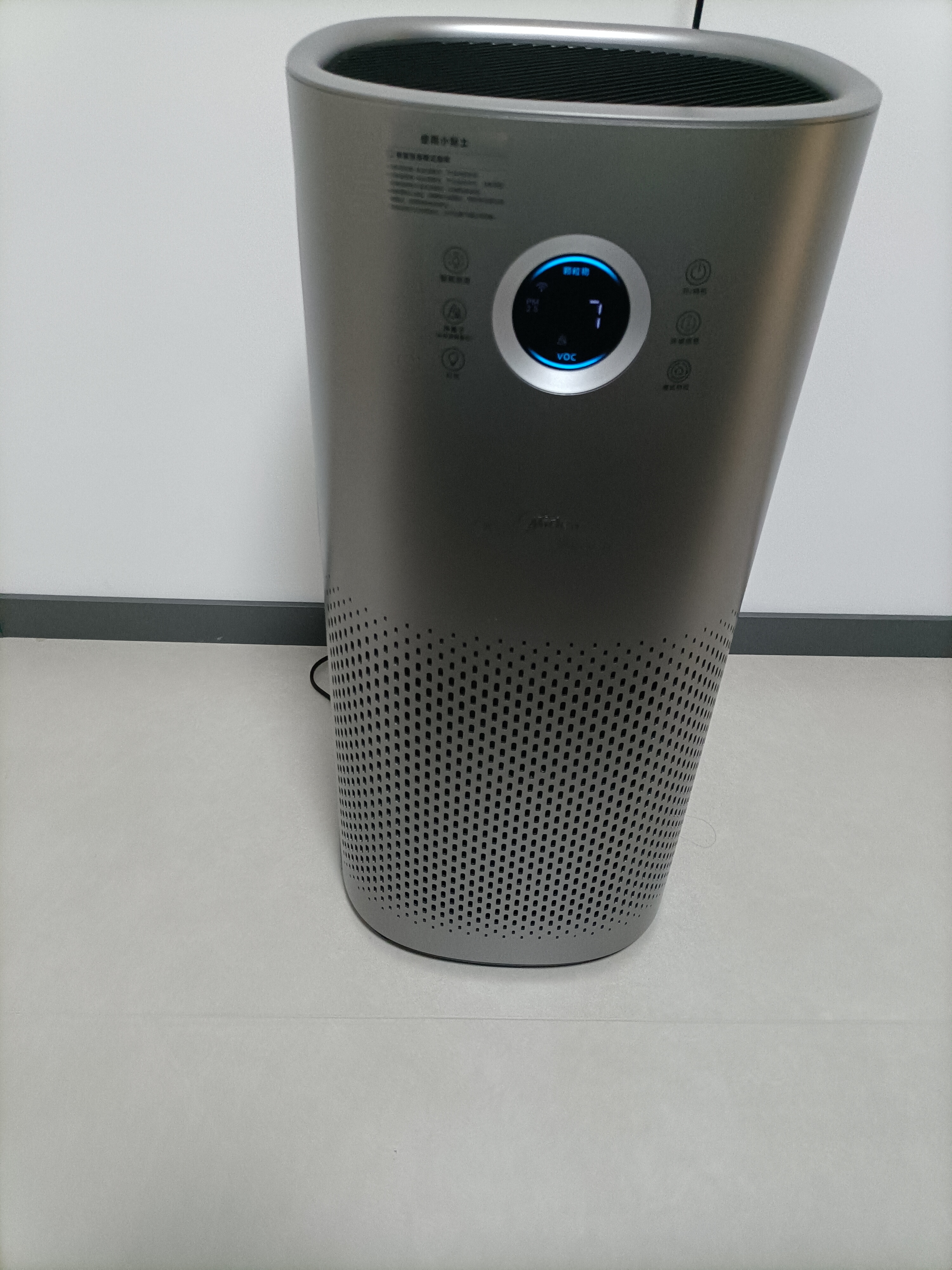 美的（Midea）母婴级空气净化加湿一体机 除甲醛除异味烟味消毒机家用卧室过敏原除螨滤芯新风机 【净化加湿一体】KJ650G-RX600 PRO 实拍图