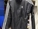 adidas宽松日常舒适运动夹克外套男女春季新款阿迪达斯官方三叶草   黑色（推荐选大一码)   M 晒单实拍图