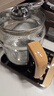 美的（Midea） 养生壶1.5L 高硼硅玻璃煮茶壶 智能预约保温电热水壶 大口径烧水壶电水壶 附带滤网 年货 【316L材质】GE1703Pro 1.5L 实拍图