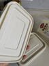 特美居（temeiju）玉米淀粉饭盒一次性餐盒食品级打包盒带盖可微波750型方形*8套 实拍图