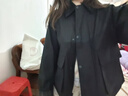 优衣库休闲短茄克女装男装/巴恩风外套夹克483807 484664 483807/09黑色 S 实拍图