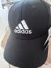 adidas经典舒适运动遮阳棒球帽子男女阿迪达斯官方 黑色/白   OSFM(男子) 实拍图