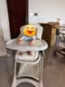 POUCH婴幼儿多功能可折叠便携餐家用儿童桌椅K05MAX+皓月白 实拍图