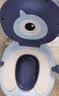 世纪宝贝（babyhood）大眼仔座便器 儿童小马桶坐便器 男女宝宝便携小便盆 PU软垫107蓝 实拍图