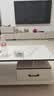 繁鹏茶几客厅家用小户型轻奢高级感2025新款钢化玻璃桌简约沙发小边几 【白大理石纹色】100cm单抽 实拍图