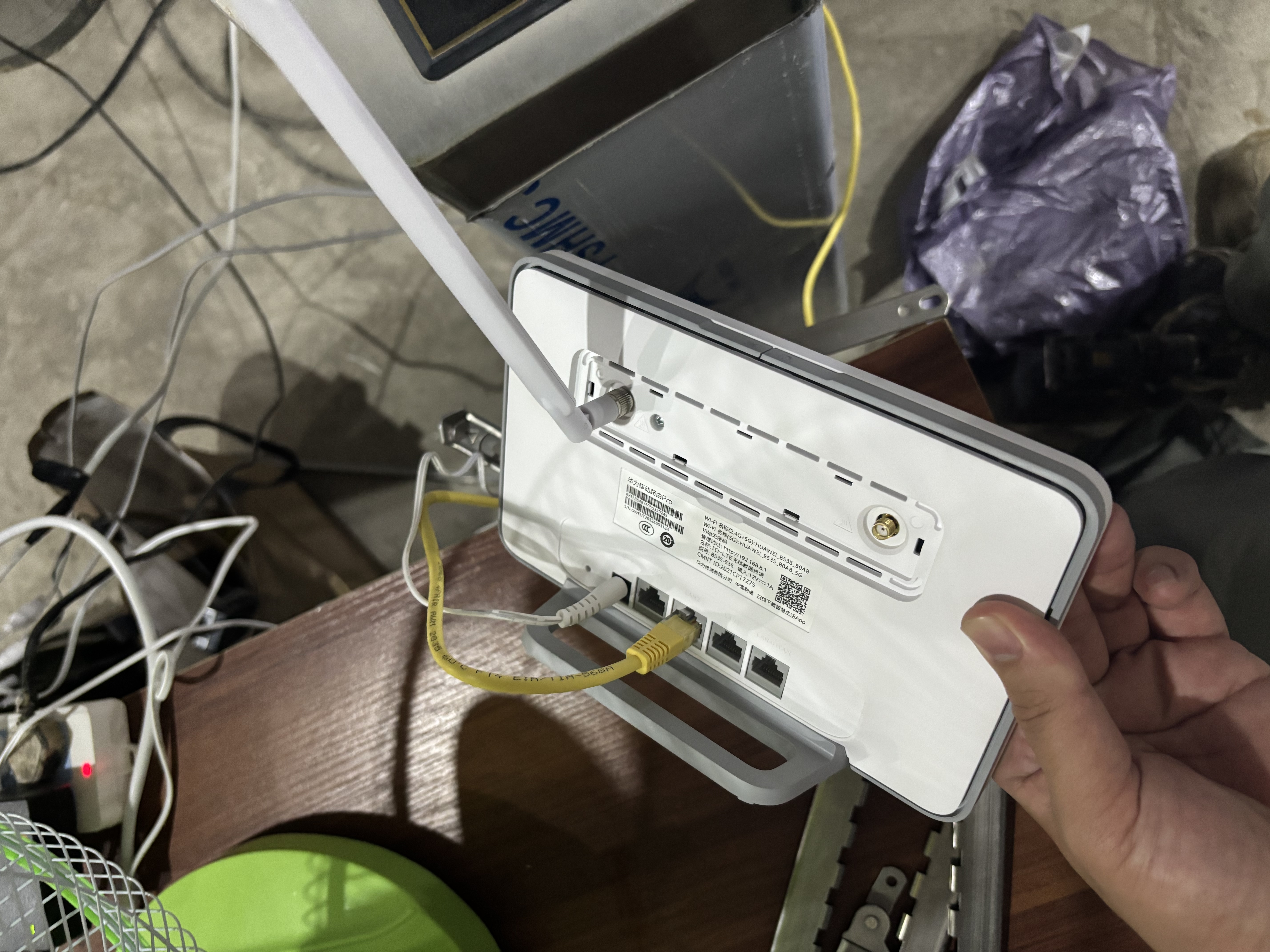 华为4g路由器b535千兆企业级全网通CPE转有线非wifi7宽带移动随身流量卡无线网卡5g手机可用2025款 B535-836【300Mbps速率】4个千兆网口 月享1500G*1个月 实拍图