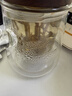古德窑 茶壶泡茶壶茶水分离飘逸杯2025新款玻璃内胆一键过滤泡茶杯茶具 胡桃木玻璃透明款飘逸茶壶 650ml 实拍图