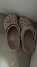 卡骆驰（CROCS）经典洞洞鞋轻便百搭女沙滩鞋包头拖鞋男鞋|10001 石英粉-6UR(含智必星) 39 (240mm) 实拍图