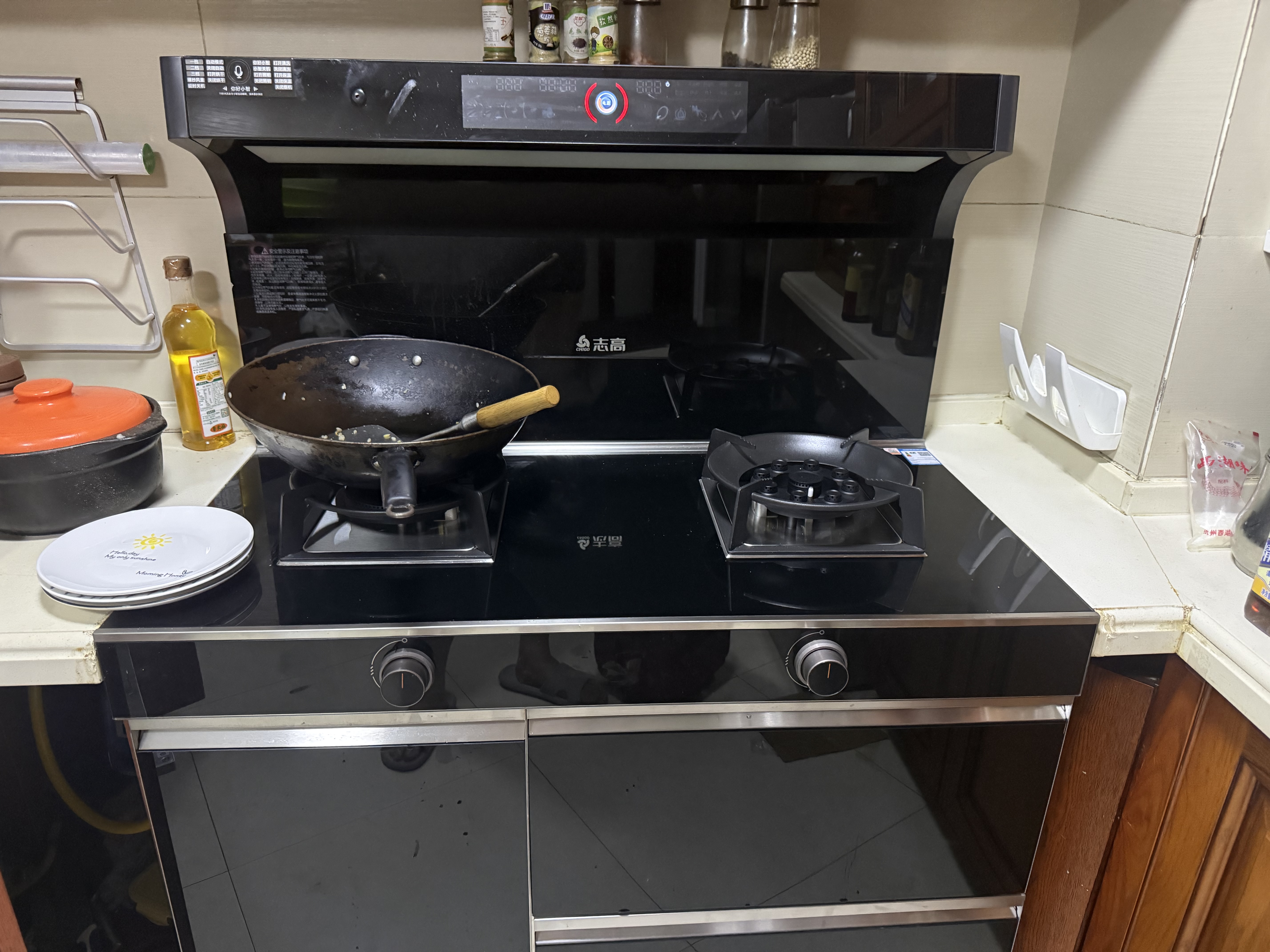 志高变频集成灶一体灶家用大容量蒸烤独立集成灶油烟机燃气灶消毒柜家用多功能一体式十大品牌集成灶台 旗舰1米机大户型6重油烟分离【烟灶消】 天然气12T 实拍图