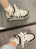 adidas「T头鞋」BARREDA休闲板鞋德训鞋男女阿迪达斯官方轻运动   灰色/黑色/树脂黄   45 实拍图