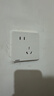 西门子（SIEMENS）插座面板 10A斜五孔插座 电源插座 致典雅白色5UB14183NC012P 实拍图