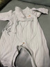 贝瑞加（Babyprints）新生儿连体衣2件装婴儿纯棉衣服初生宝宝内衣长袖薄款爬服 白蓝52 实拍图