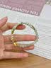 老凤祥四叶草黄金手链女款2026新款和田玉女生生日礼物女士送女朋友老婆 实拍图
