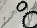 美肤语电话线发圈发绳头绳大号20根黑色 皮筋绳发圈扎头绳皮套MF8948 实拍图