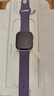 Apple/苹果 Watch S11 智能手表GPS款46毫米银色铝金属表壳雾紫色运动型表带M/L MEVX4CH/B 实拍图