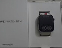 华为HUAWEI WATCH FIT 4 悦动白氟橡胶表带 华为运动智能手表超轻薄大屏潮流运动蓝牙通话 实拍图