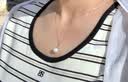 周六福单颗珍珠项链女 18K金彩金项链吊坠生日礼物 KIPB065480 实拍图