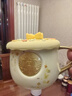 星巴克（Starbucks）杯子金色桂花铜章马克杯陶瓷带盖勺办公室咖啡杯情侣礼盒伴手礼 金桂杯单杯原盒+桂花盖+勺子 实拍图