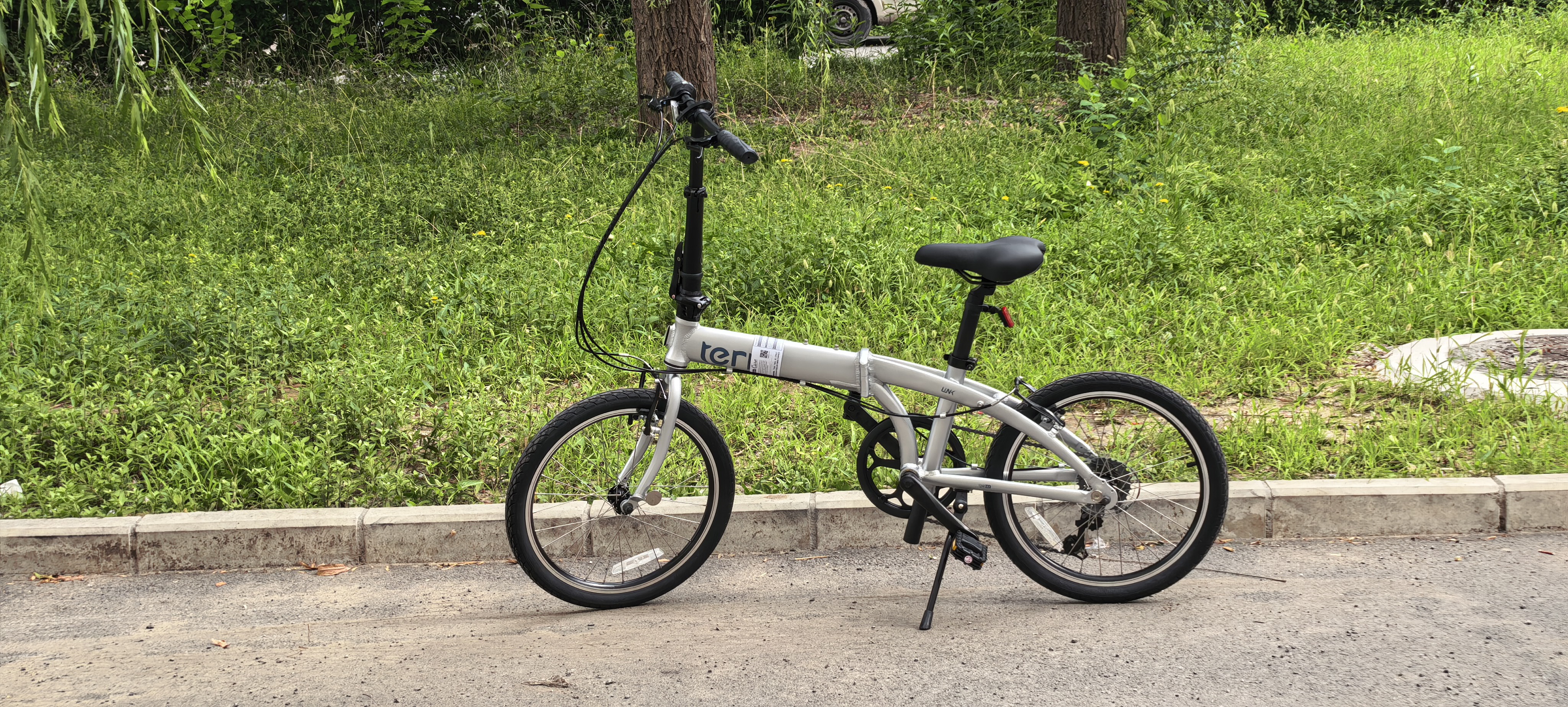 TERN 燕鸥 Link A7折叠自行车成人折叠自行车变速自行车折叠车自行车 Link A7纽伯格林银 +禧玛诺7速 20英寸【适用身高142-190cm】 实拍图