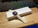 Apple/苹果 Watch S11 智能手表GPS+蜂窝款46毫米玫瑰金色铝金属表壳淡桃粉色运动型表带M/L MFDH4CH/B 实拍图