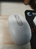 罗技（Logitech）M196 无线蓝牙鼠标 办公鼠标 笔记本商务办公家用 小巧便携 对称手型 珍珠白 实拍图