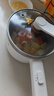 美的（Midea）电煮锅 小电锅 不锈钢0涂层电热锅 宿舍小锅多功能锅 1.6L学生寝室一体泡面小火锅XZC2017G 配蒸笼 实拍图