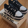 adidas ENTRAP美式校园风运动少年感复古篮球风板鞋男女阿迪达斯 白色/黑色   41 实拍图