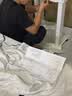 木藝生转角双电机电动升降电脑桌家用办公双人L型桌子工作台拐角书桌 【双电机2节】整板左拐角雅致白 覆膜板材 1.6*1.1M(升级加强版收纳横梁) 实拍图