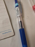 uni三菱 uni-ball UMN-105按动蓝色中性笔高颜值0.5蓝笔签字笔商务学生考试水笔水性笔套装 3支 实拍图
