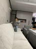 妙紫2026新款奶油风沙发套全包萬能罩四季通用裙边沙发垫子防猫抓盖布 霏叶裙摆沙发套-浅灰(加厚防猫抓) 全包四人/适用长度235-300cm建议拍大一码 实拍图