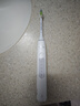 飞利浦（PHILIPS）声波电动牙刷钻石3系 5倍洁齿5种模式 洁净刷头*2 生日礼物送男士/女友 价保618 HX5181/01白 实拍图