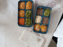 迷你家用冰块模具辅食格辅食冰格制冰模具婴儿冷冻制冰盒夏季必备 6格冰格【红色】2个 实拍图
