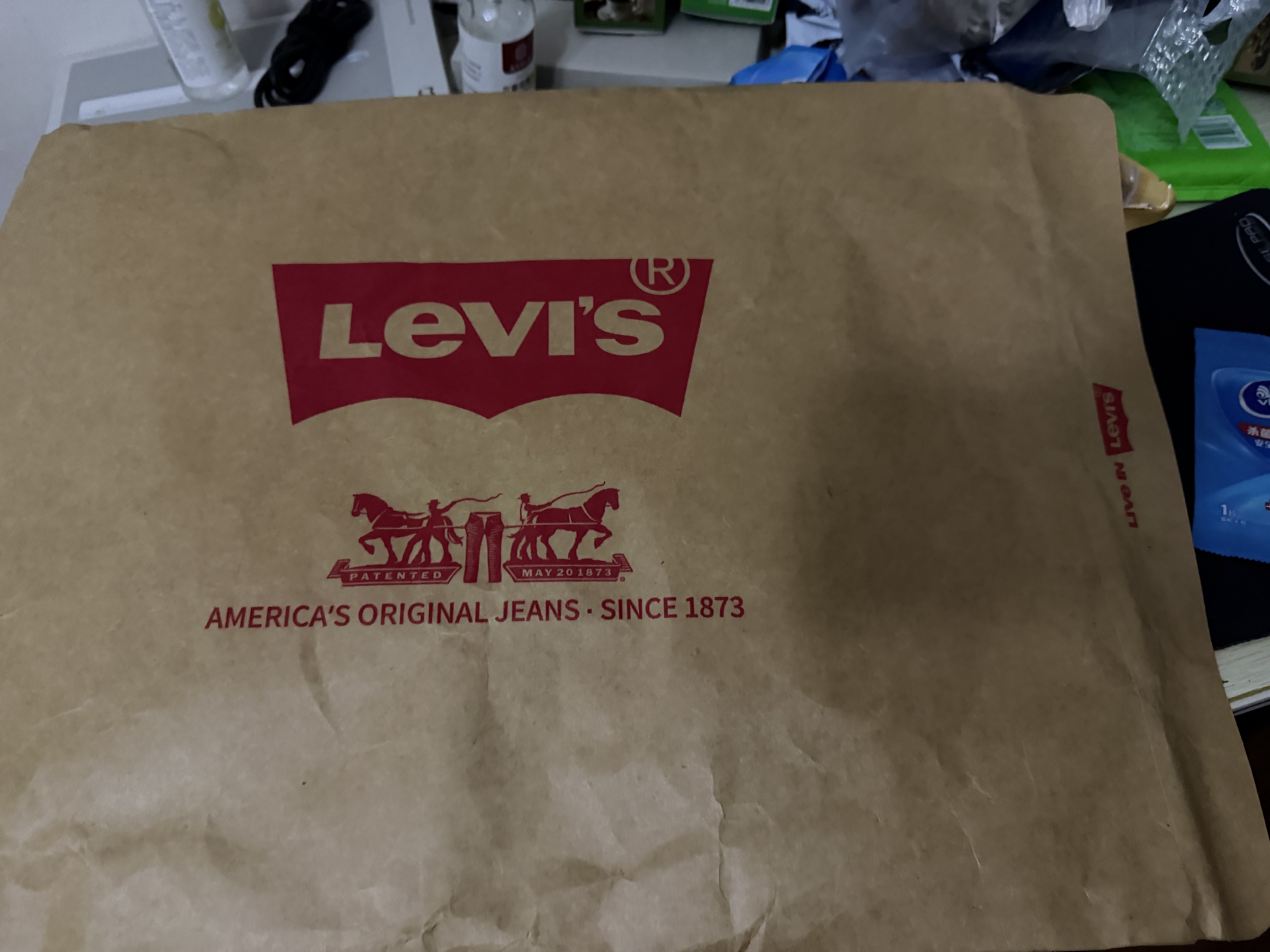 Levi's李维斯冰酷系列牛仔裤男凉感防晒美式复古502锥型牛仔裤夏薄款 蓝色 31 (32) 实拍图