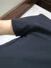京东京造正肩圆领短袖女士t恤26春装新款潮流新疆棉打底衫衣服黑色 L 实拍图