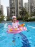 swimbobo儿童游泳圈 小孩户外温泉坐圈 小孩充气戏水坐艇 游泳装备K2019 实拍图