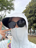 帕森（PARZIN）偏光太阳镜女 范丞丞同款黑超情侣方框眼镜驾驶墨镜男礼物PZ91620 实拍图