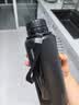 恩尔美（nRMEi）超大容量玻璃杯耐高温防摔防爆男士泡茶专用茶水分便携茶水杯 绅士黑【茶水分离升级款】1000ml 实拍图