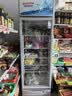 澳柯玛（AUCMA）展示柜冷藏保鲜柜商用立式冰箱保鲜饮料冷柜超市啤酒水果冷藏柜保鲜柜单门展示柜 单门328升 | 钢化玻璃 | 一级能效 328NE 实拍图