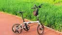 大行（DAHON）K3plus折叠自行车超轻铝合金16英寸9速城市碟刹通勤车KAA693 银色【349轮组】 实拍图