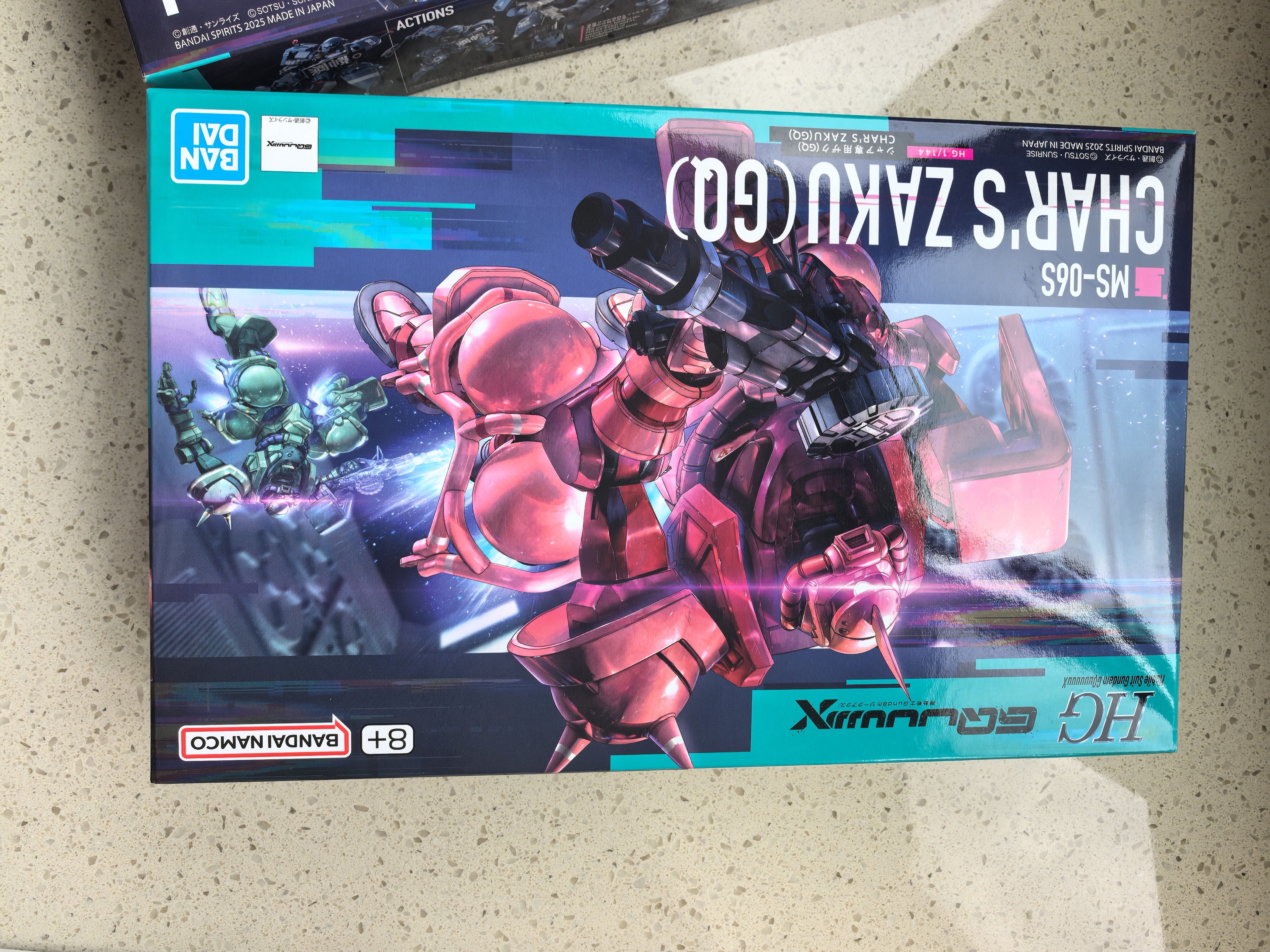 万代（BANDAI）HG GQuuuuuuX G夸克斯 力克大魔 盖亚机 拼装模型 实拍图